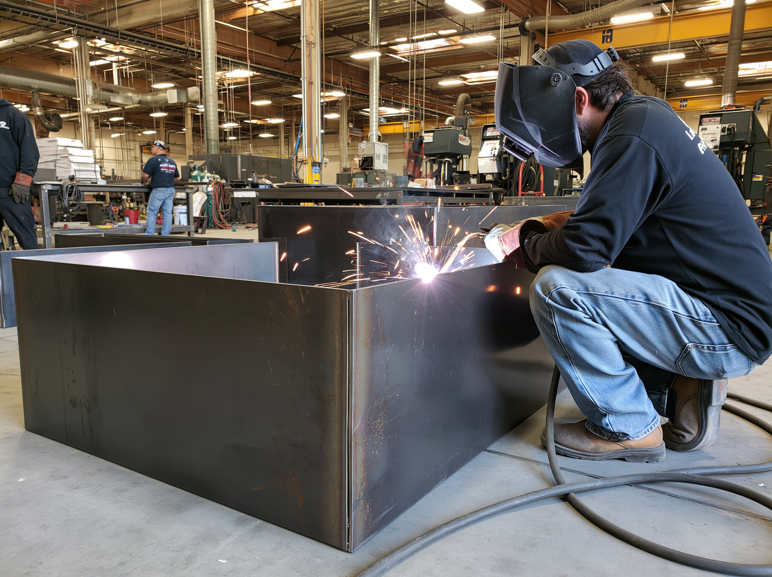 Precision fabrication in our shop