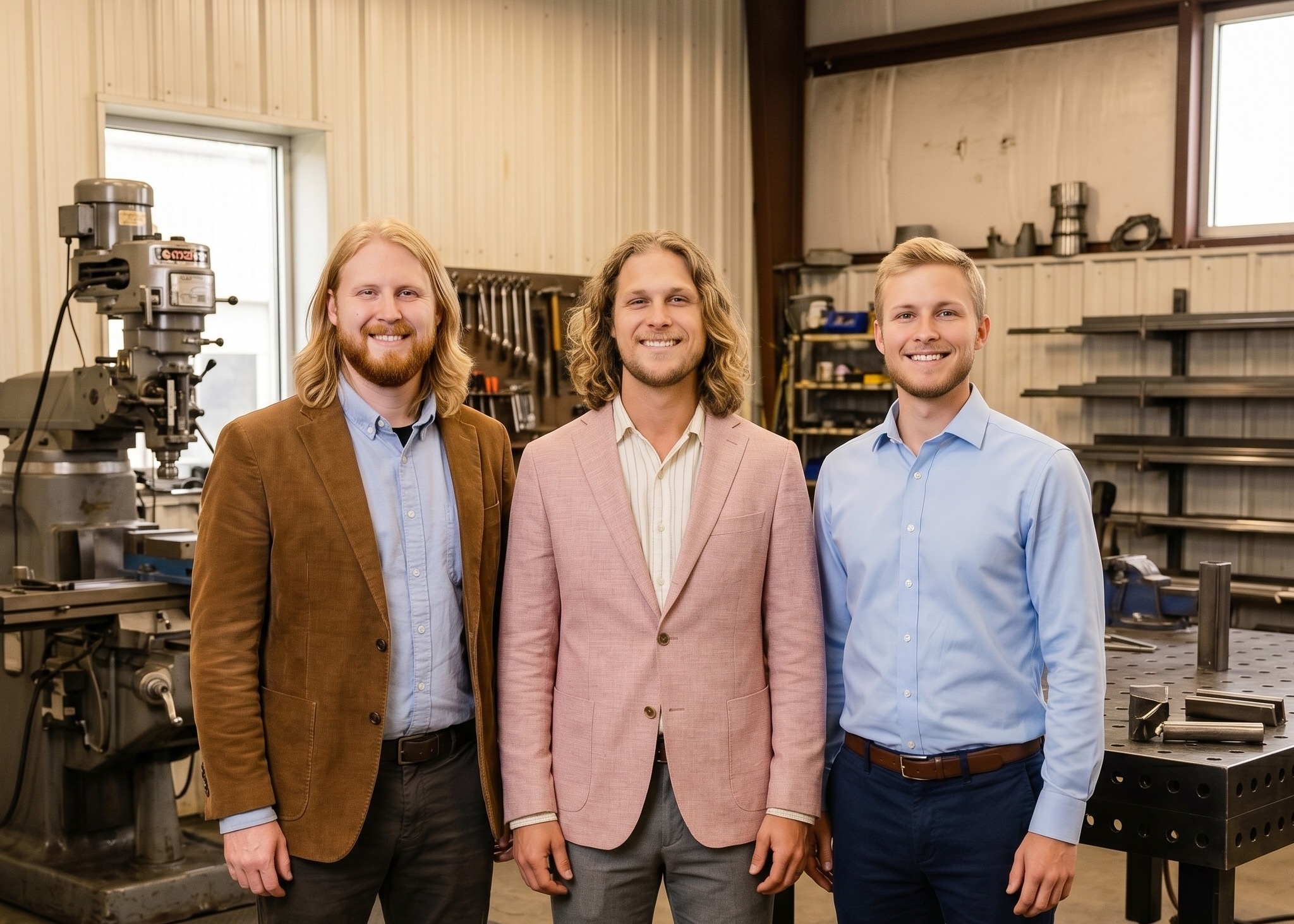 The Big Metal Planters team